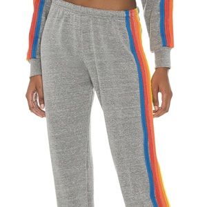 AVIATOR NATION 5 Neon Stripe Sweatpant